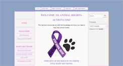 Desktop Screenshot of animal-rights-action.com