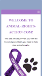 Mobile Screenshot of animal-rights-action.com